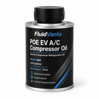 POE 68 EV A/C compressor oil product packaging view 2
