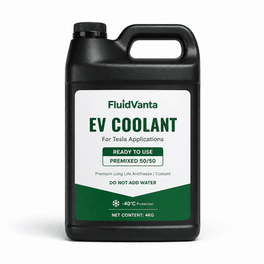 EV coolant for Tesla applications product packaging view 1