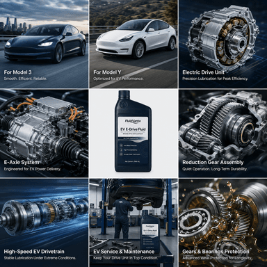 EV e-drive fluid for Tesla applications product packaging view 3