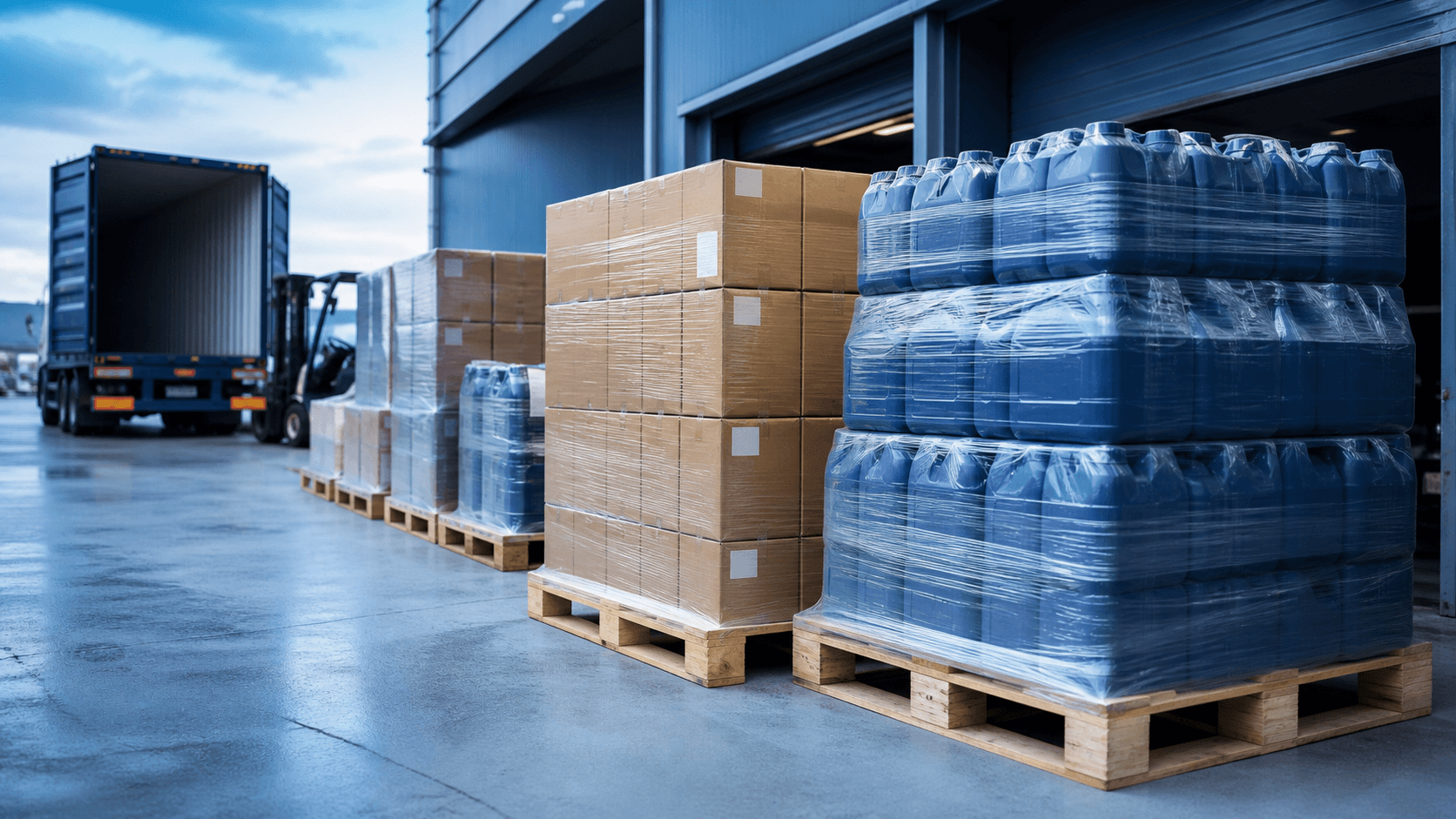 Export-ready automotive fluid delivery preparation