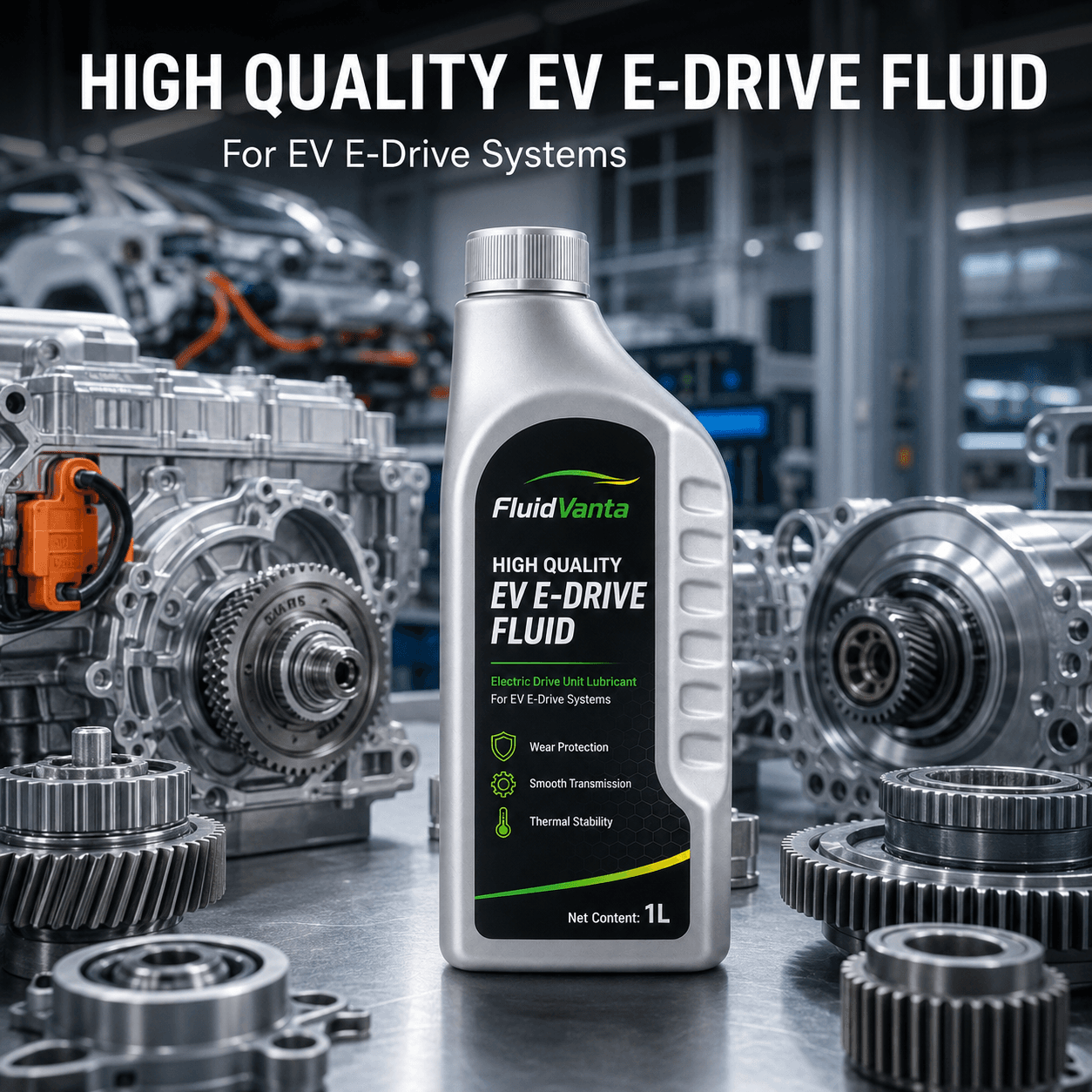 High-quality EV differential fluid product packaging view 5