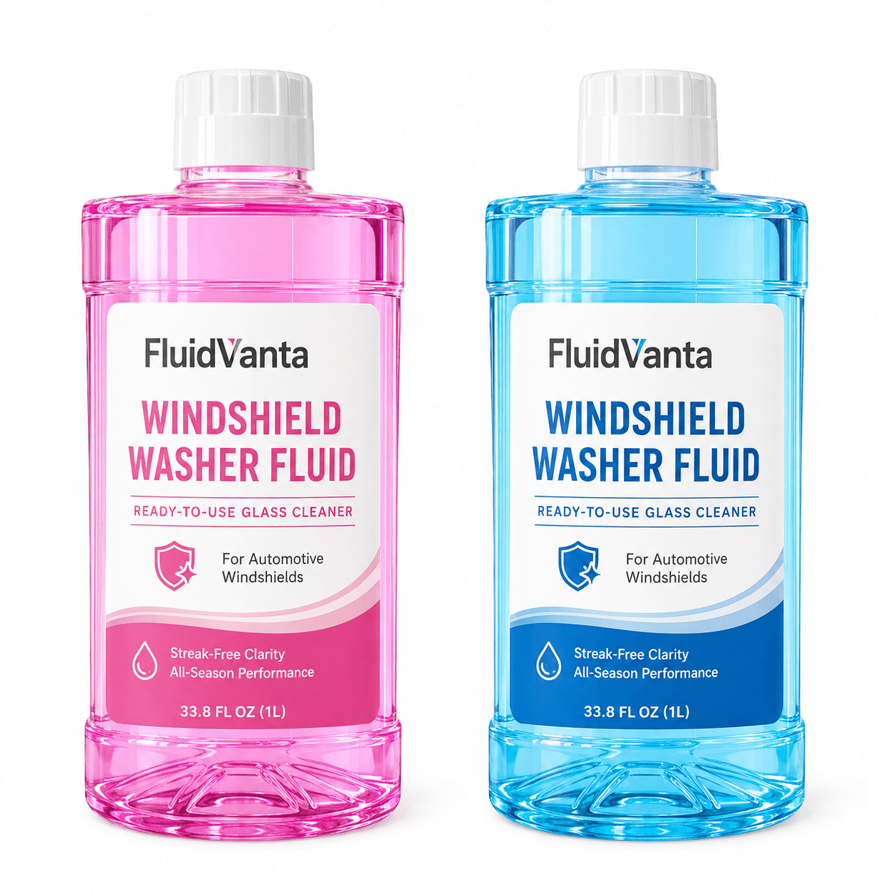All-season windshield washer fluid product packaging view 1