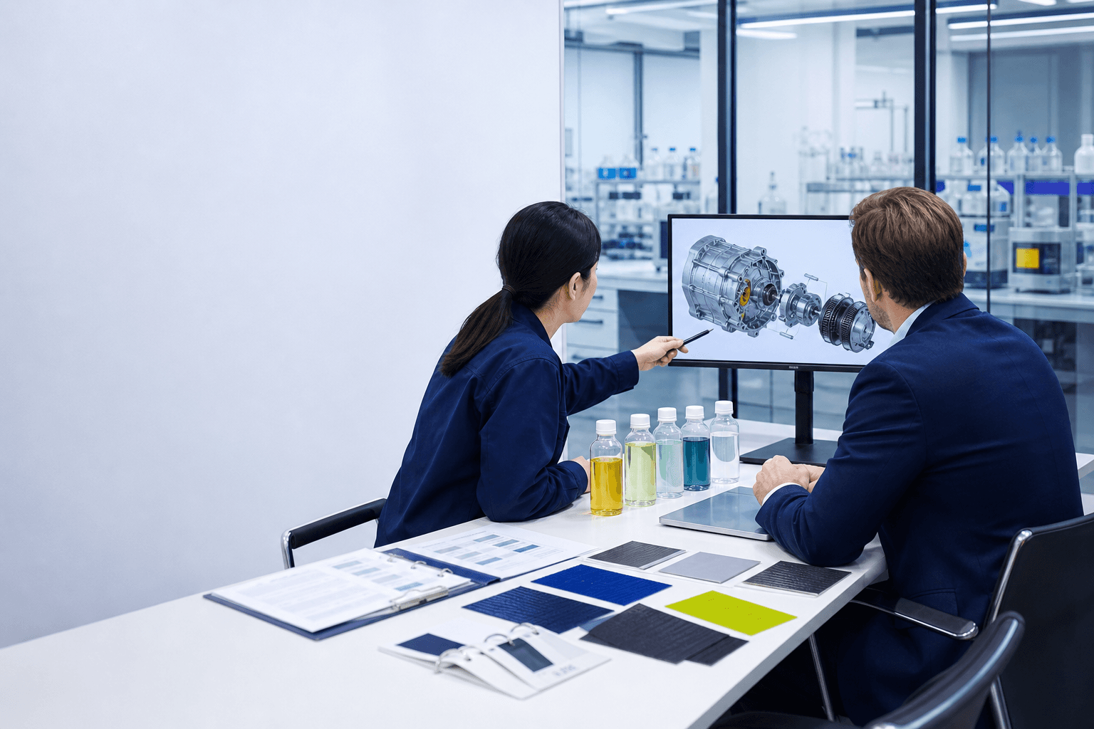 EV fluid application planning meeting and technical product review