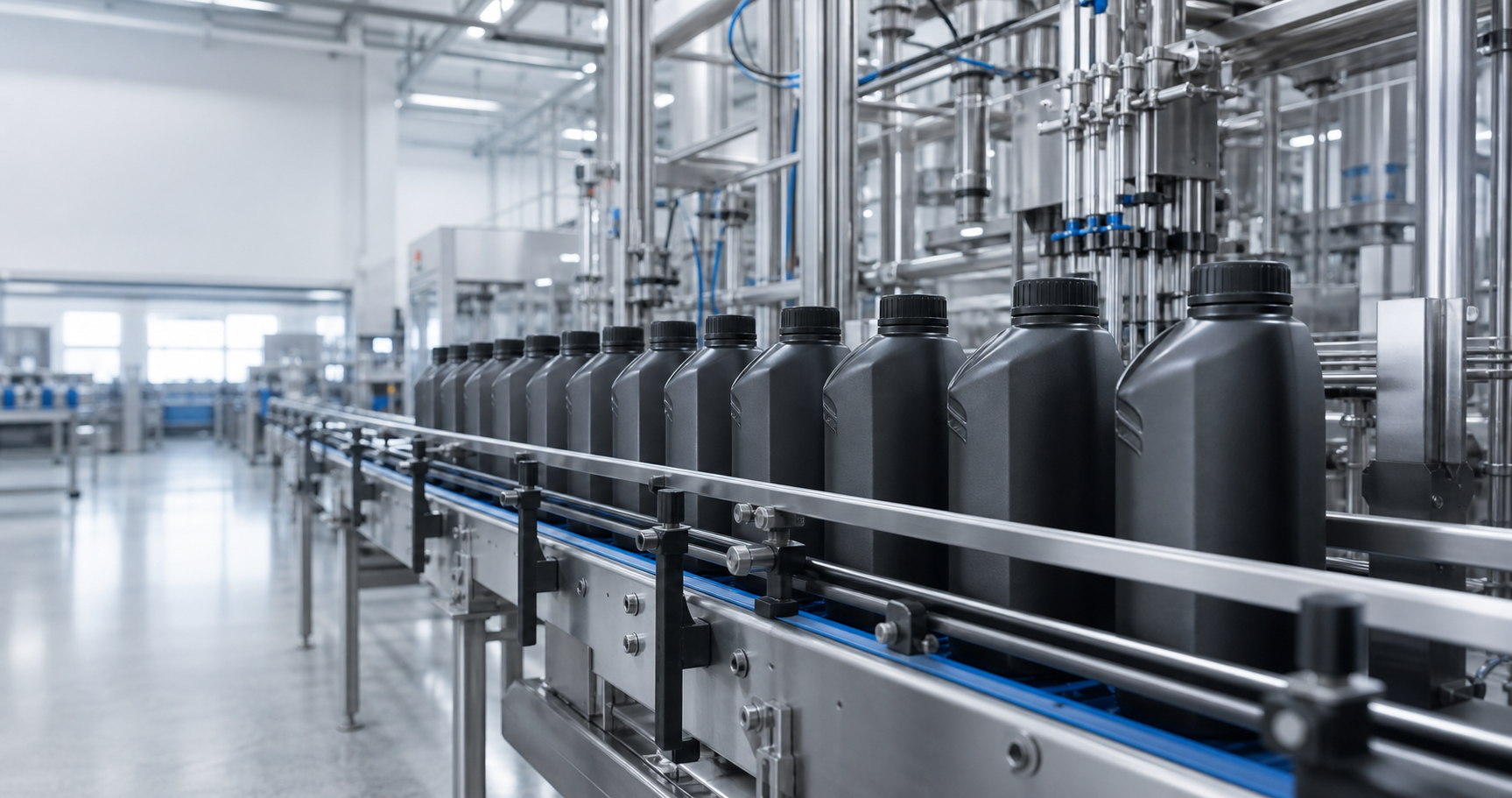 Automotive fluid production line