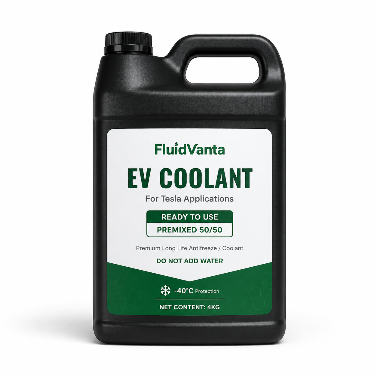 Tesla EV coolant 50/50 product packaging view 1