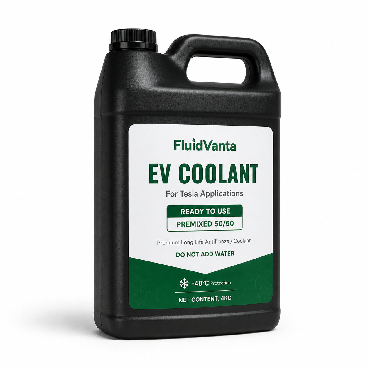Tesla EV coolant 50/50 product packaging view 2