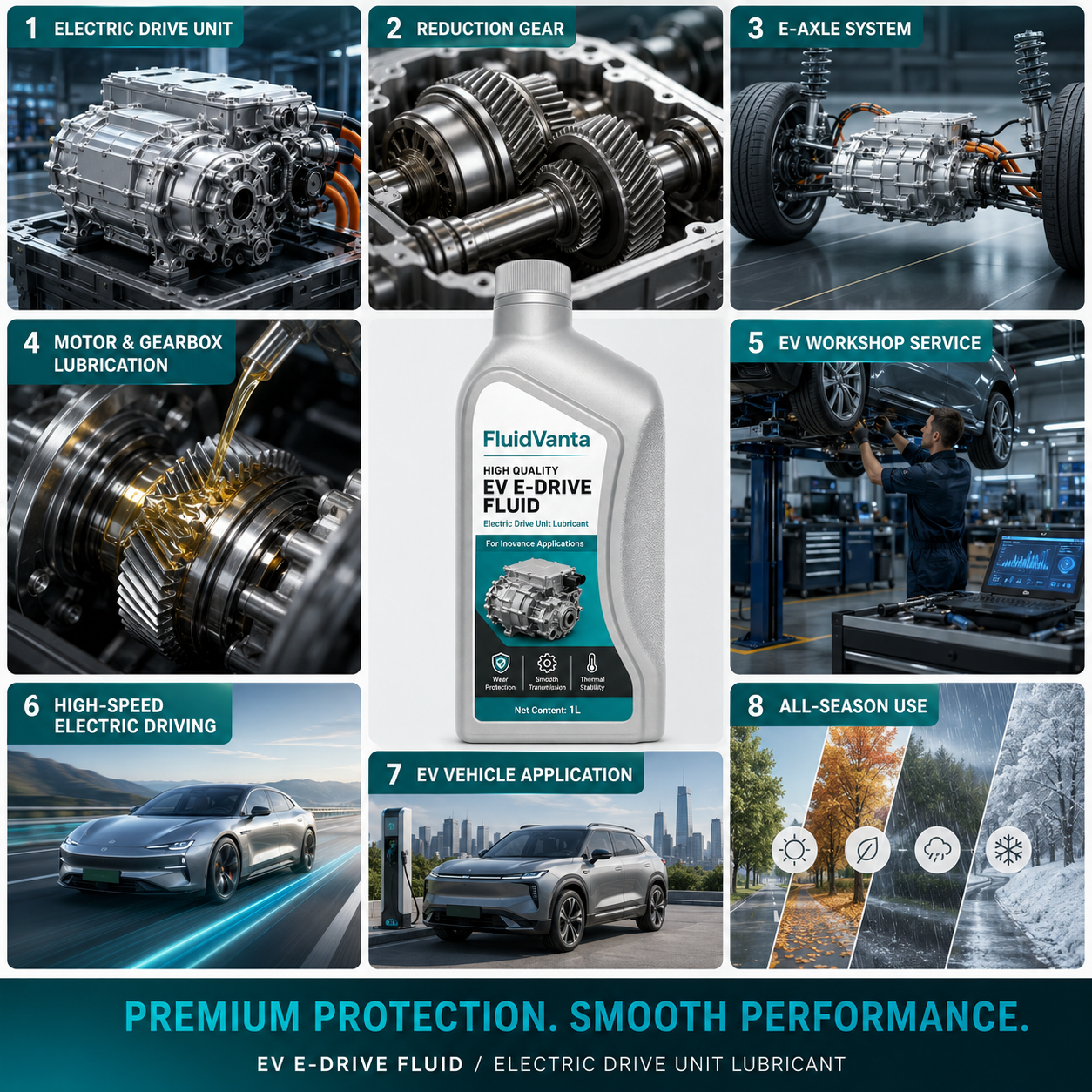 Inovance EV e-drive fluid product packaging view 3
