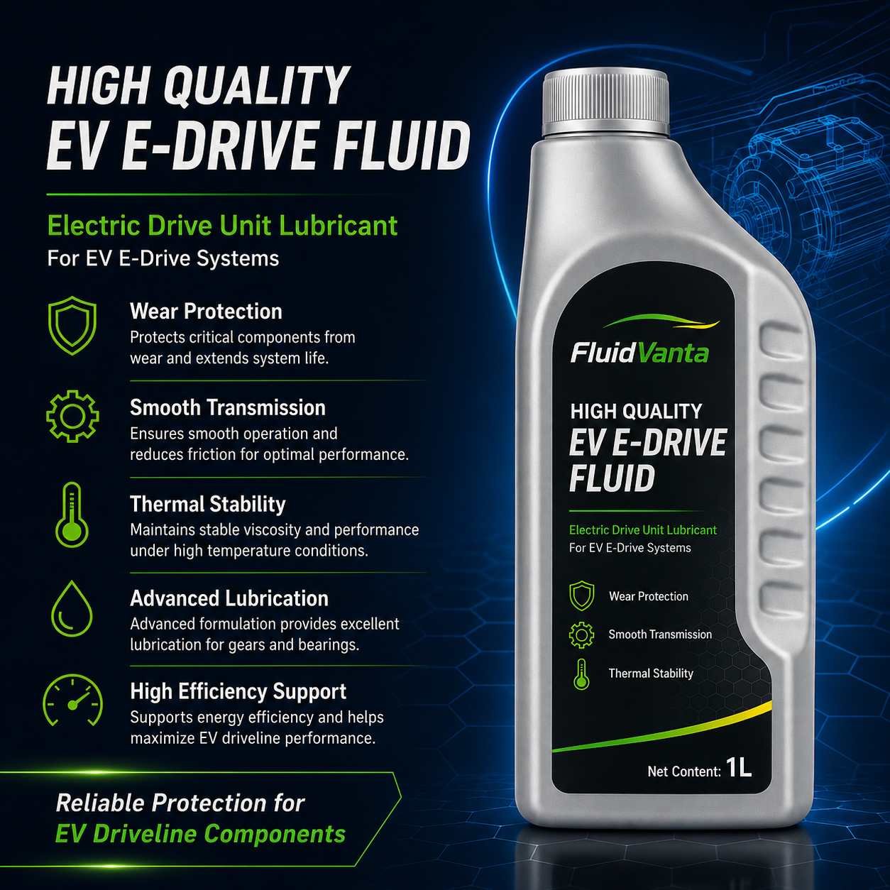 Universal EV differential fluid product packaging view 4