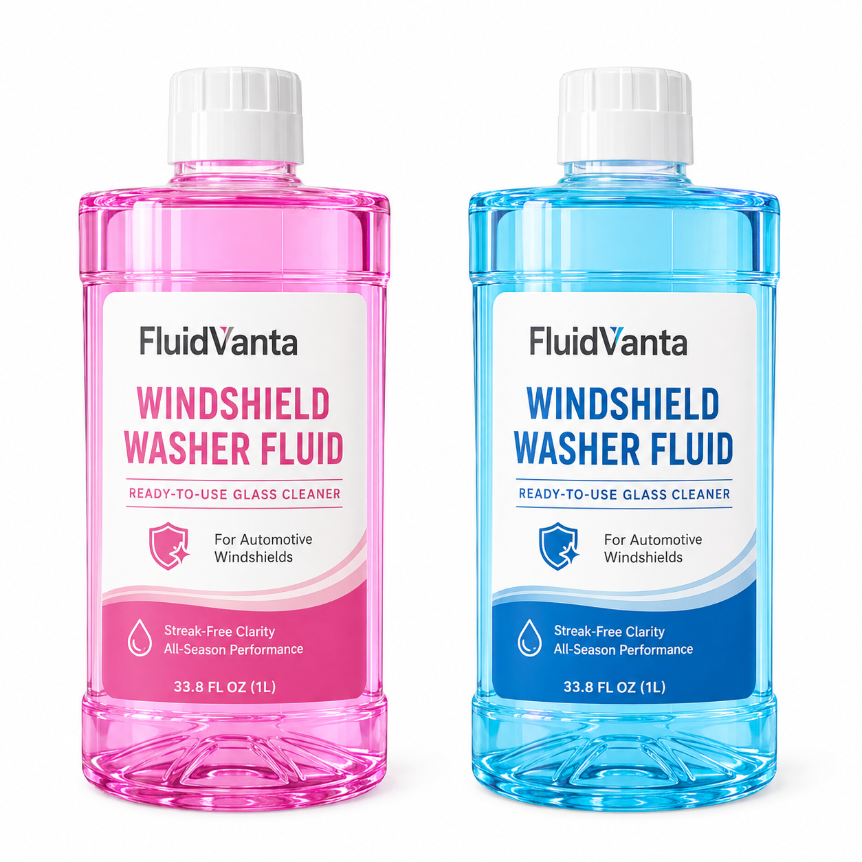 All-season windshield washer fluid product packaging view 1