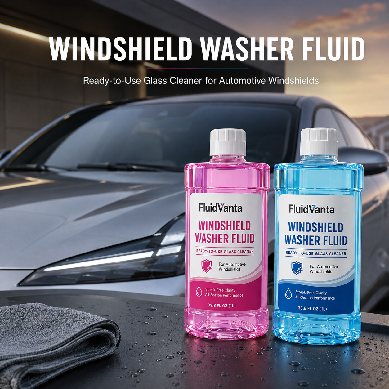 All-season windshield washer fluid product packaging view 5